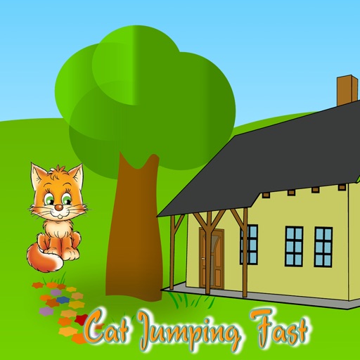 Cat Jumping Fast Icon