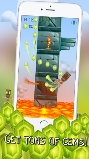 Tappy Tiki - Endless Tower Climber Arcade!   –   Will you fa(圖4)-速報App