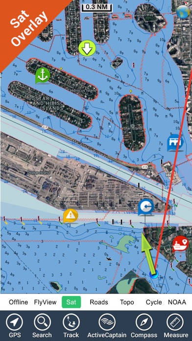 Boating US West & Alaska GPS chart navigator screenshot 3