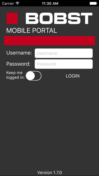 Bobst Mobile Portal