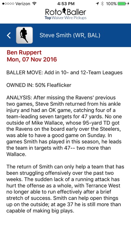 Fantasy Football by RotoBaller screenshot-3