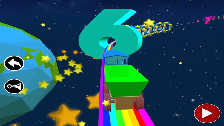 Numbers Train Space: Preschool Game For Children screenshot-3
