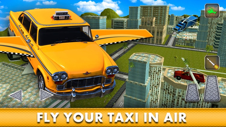 Flying Taxi Car Simulator 2016: Flight Duty Driver