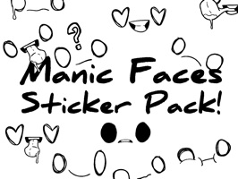 Manic Faces Sticker Pack
