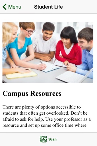 UO Visitor Guide screenshot 2