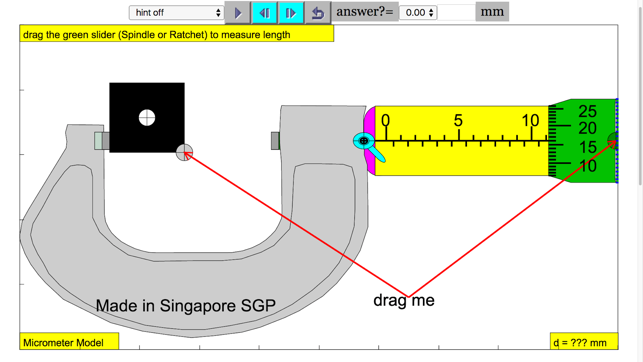 Micrometer Simulator