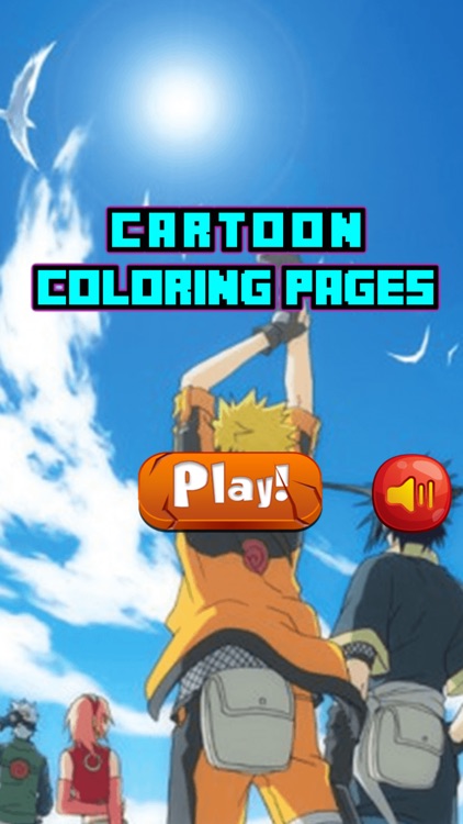 Cartoon Characters Coloring Page Naruto Edition