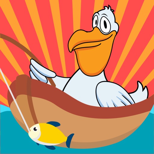 Bird Fishing Games - Sea Animals for Kids Education Games Free icon