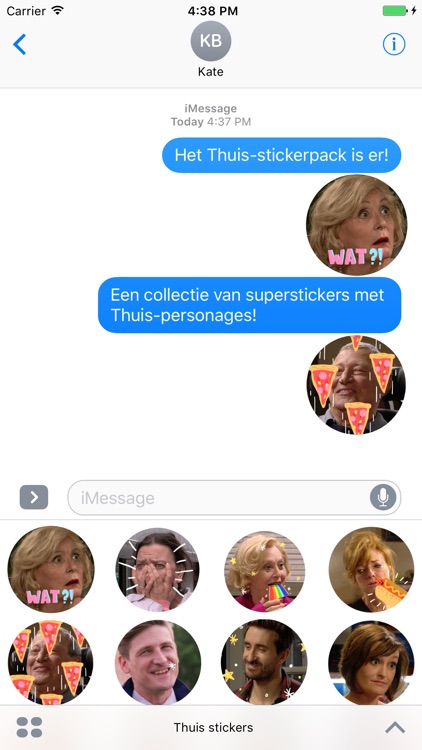 Thuis stickers