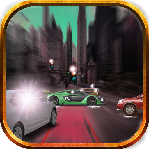 A Furios Car In A City : Maximum Chase iOS App