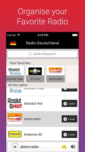 Radio Deutschland - Radios Germany(圖3)-速報App