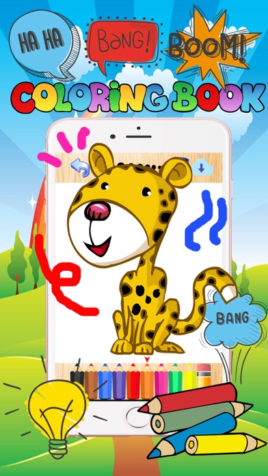 How to cancel & delete zoo animal kid coloring book hand eye coordination from iphone & ipad 3