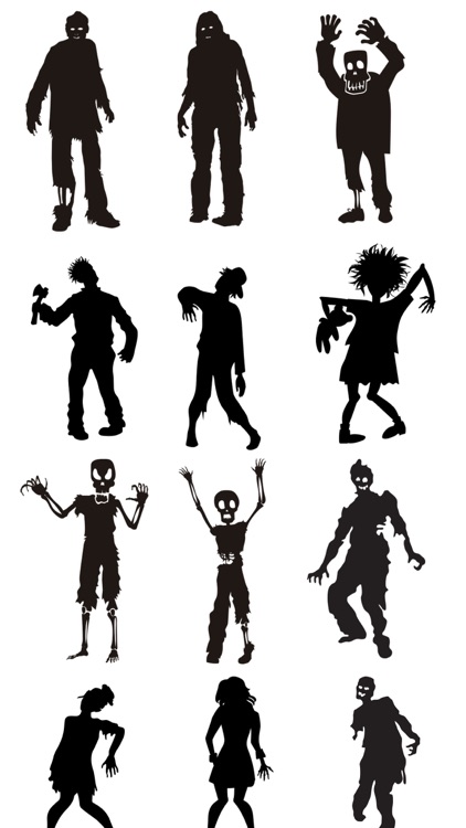 Zombies Stickers for iMessage screenshot-3