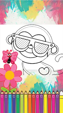 Game screenshot Monkeys Coloring Fun for kids the Second Edition apk