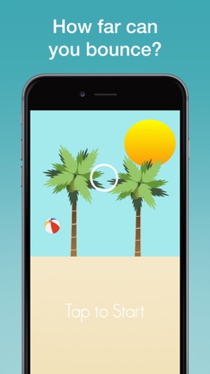 Summer Beach Ball Champion: Tap to Bounce, Avoid the Spikes!(圖1)-速報App