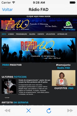 Rádio FAD screenshot 4