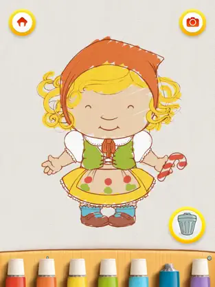 Captura de Pantalla 2 Dress Up : Fairy Tales - Puzzle de vestir, juegos y actividades infantiles de dibujo para niños y niñas, de PlayToddlers (Versión Gratis) iphone