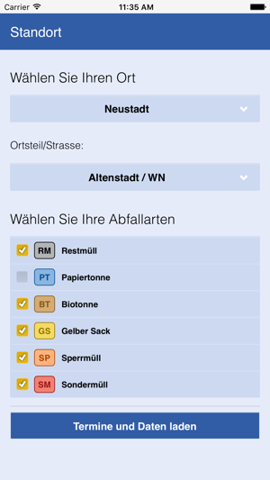 Neustadt Waldnaab Abfall-App(圖2)-速報App