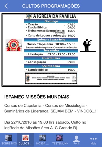 IEPAMEC MISSOES MUNDIAIS screenshot 3