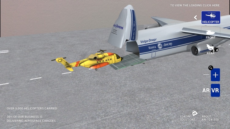 Volga-Dnepr loading simulator