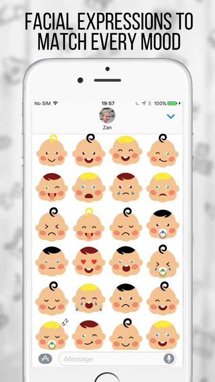 My BabyMoji - Baby Stickers Emoji Expressions screenshot-3