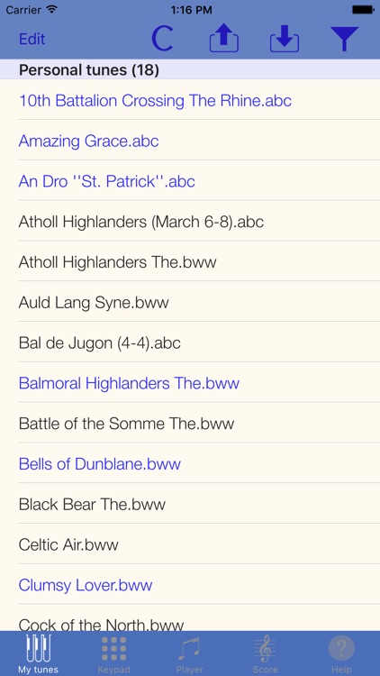 Bagpipes training with PocketPipes