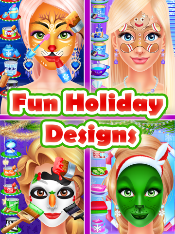 Скриншот из Christmas Face Paint Party - Kids Salon Games