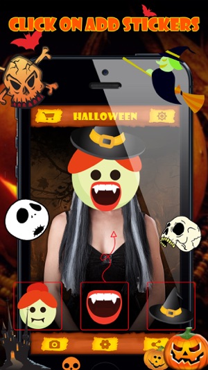 Halloween Emoji Stickers Pro - Face Photo Makeup(圖2)-速報App