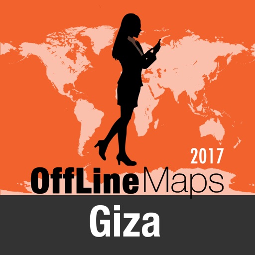 Giza Offline Map and Travel Trip Guide icon