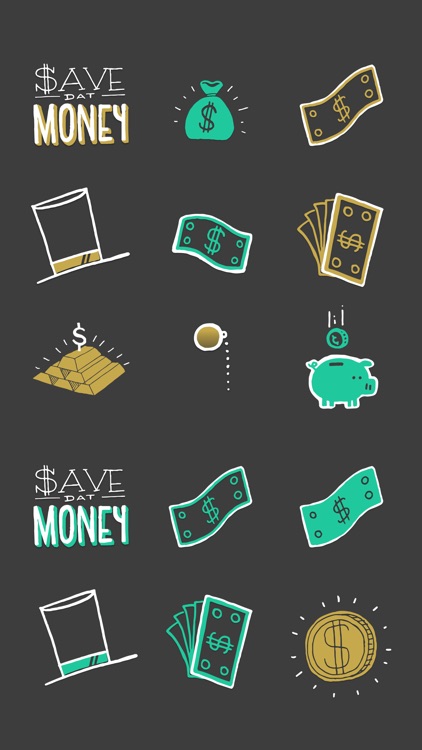 Richify! Money-themed stickers for iMessage screenshot-3