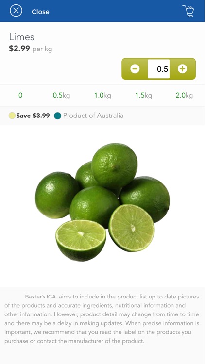 Baxter’s IGA Prospect