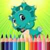 Icon Dinosaur Coloring Book for Kids & Adults Games Hd