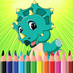Dinosaur Coloring Book for Kids & Adults Games Hd