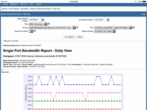 AT&T Reporting Platform screenshot 2