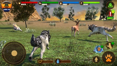 Wolf Life Simulation 2017 screenshot 1
