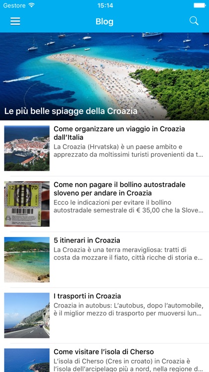 Croazia in App - Offerte ed informazioni