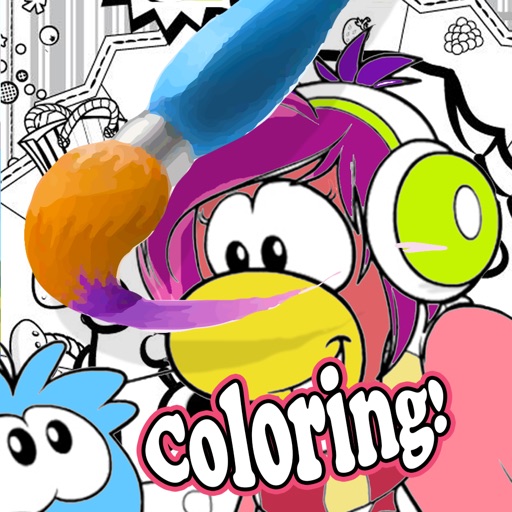 Icecolor paint fun game for kids free to families Icon