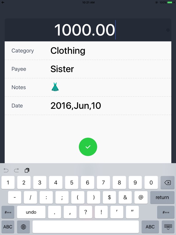 Daily Expense Tracker HD -Monthly Spending Tracker