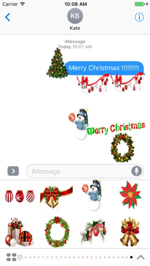 Christmas Decor Stickers for iMessage(圖3)-速報App