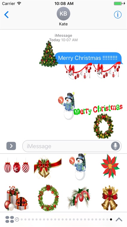 Christmas Decor Stickers for iMessage