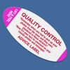 Quality Control Advice Label