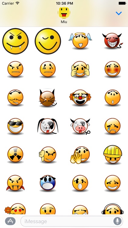 Lotsa Smileys for iMessage screenshot-3