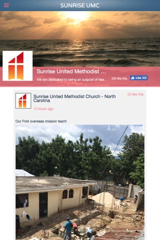 Sunrise United Methodist screenshot 2