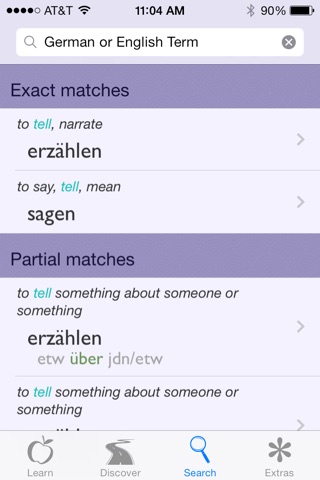 VerbenTanz® — German verb learning tool screenshot 4