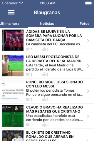 Blaugranas - "para fans del FC Barcelona" screenshot 2