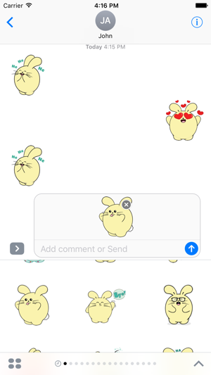 Fat Rabbit sticker pack(圖3)-速報App