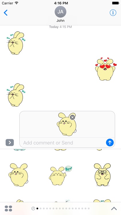 Fat Rabbit sticker pack