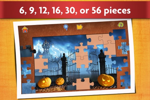 Halloween Puzzles - Relaxing photo picture jigsaw puzzles for kids and adults screenshot 2