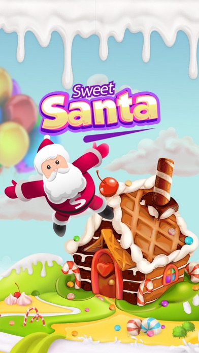 SWEET SANTA CANDY - NEW MATCH 3 BEST GAME PUZZLE 1.5 IOS GAME GIẢI TRÍ SWEET SANTA CANDY - NEW MATCH 3 BEST GAME PUZZLE 1.5 IOS