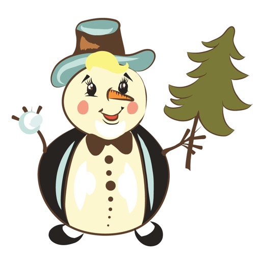 Funny Snowman - Merry Christmas Sticker Vol 02 icon